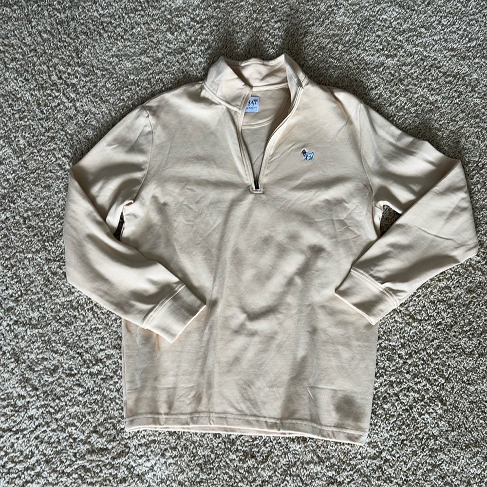 GOAT USA yellow quarter zip